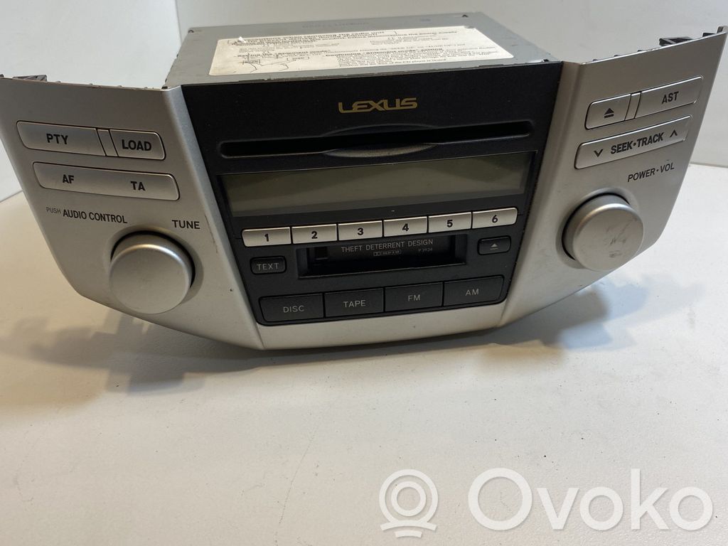 Lexus RX 330 - 350 - 400H Panel / Radioodtwarzacz CD/DVD/GPS 