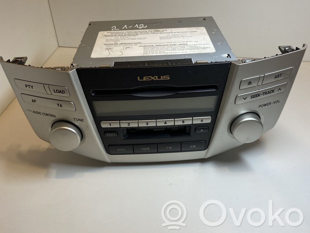 Lexus RX 330 - 350 - 400H Panel / Radioodtwarzacz CD/DVD/GPS 