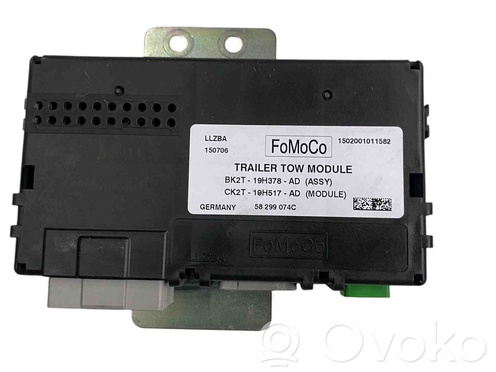 Ford Transit Custom Tow bar trailer control unit/module 