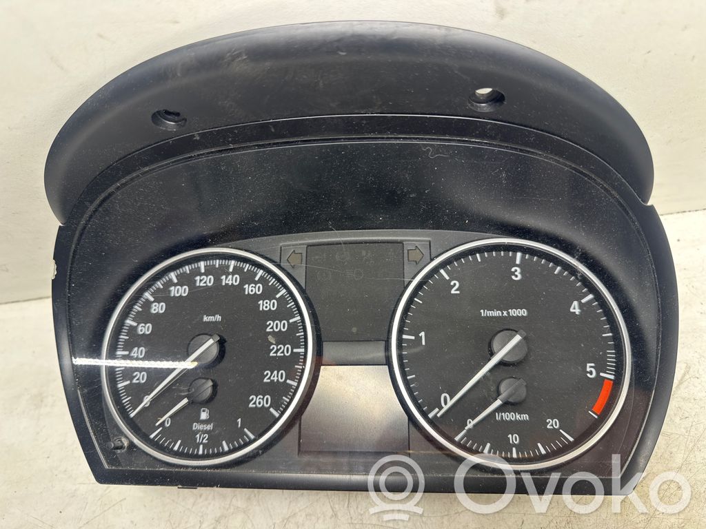 BMW 3 E90 E91 Speedometer (instrument cluster) 
