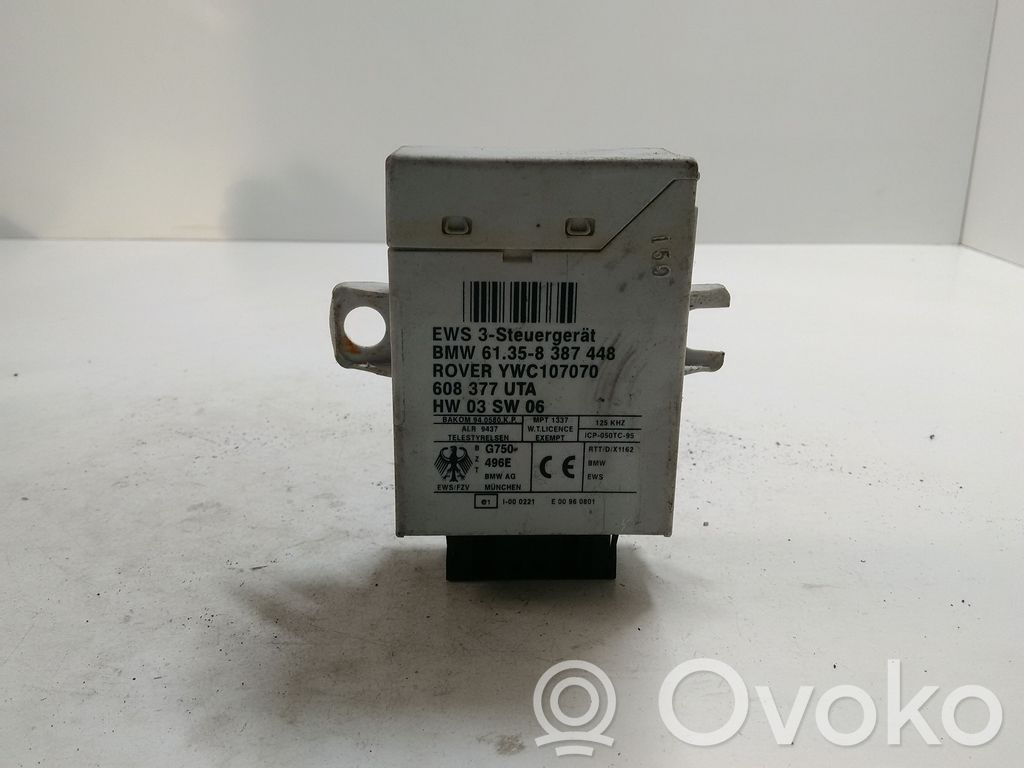 Immobilizer control unit/module   61358387448