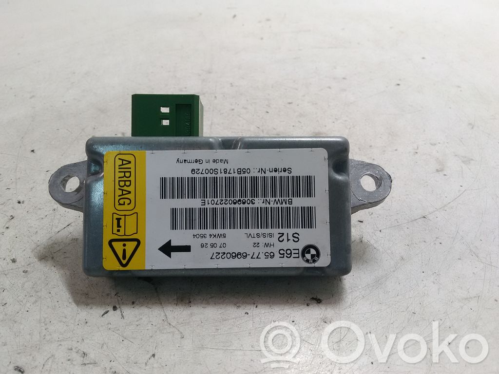 Airbag deployment crash/impact sensor   6960227,5WK43504