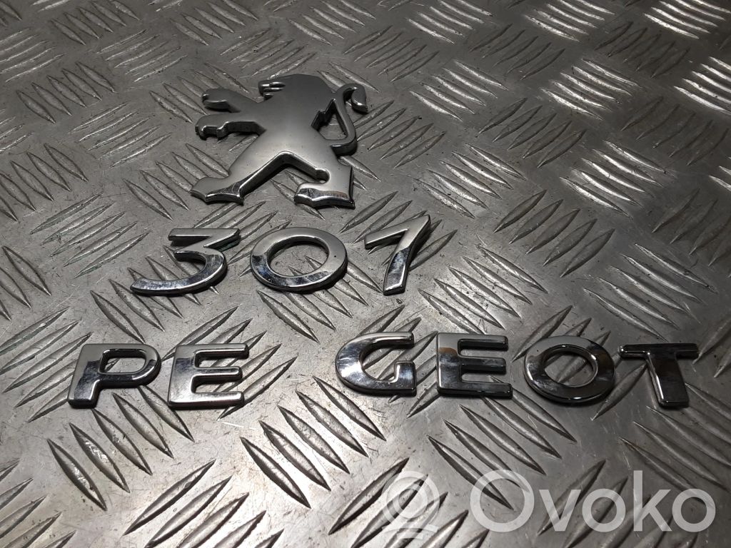 Peugeot 307 Litere model ușă încărcare spate 