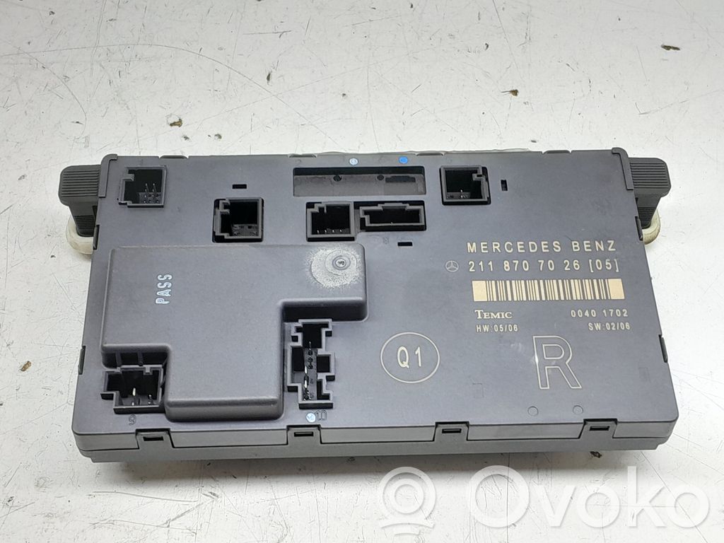 Mercedes-Benz E W211 Door control unit/module 