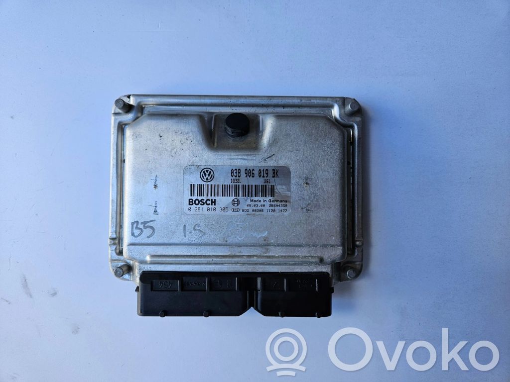 Engine control unit/module   038906019BK,28SA4359,0281010305