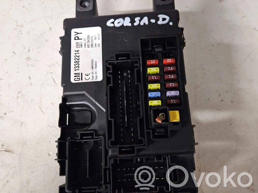 Opel Corsa D Fuse module 
