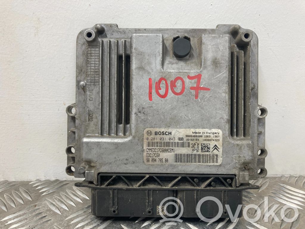 Engine control unit/module   0281031043