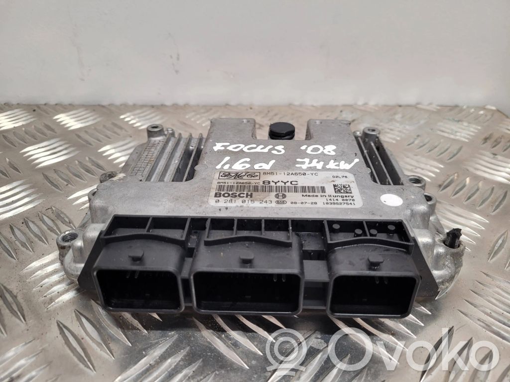Engine control unit/module   8M5112A650YC,0281015243