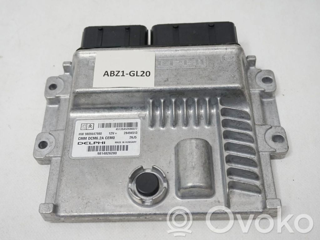 Unidad de control/módulo ECU del motor   9809447980,9809447980