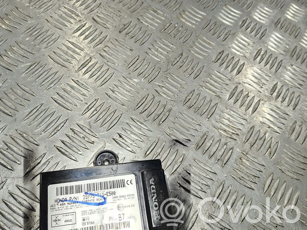 Bluetooth control unit module   39775T1GE500