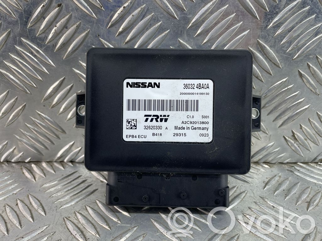 Nissan Qashqai Module de commande de frein à main 