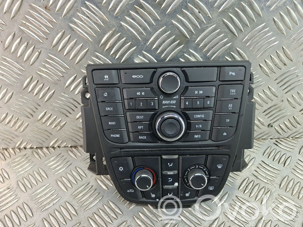 Opel Astra J Climate control unit 