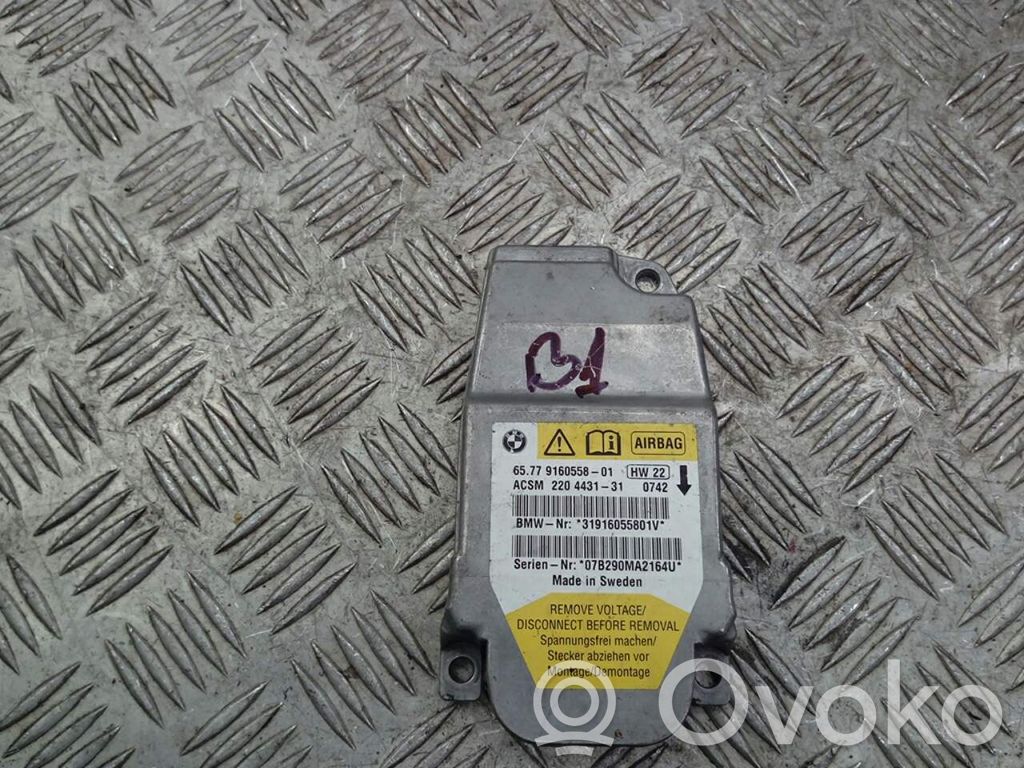 BMW 5 E60 E61 Airbag control unit/module 
