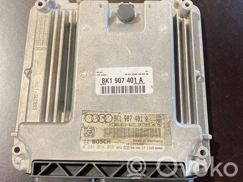 Audi A4 S4 B8 8K Engine control unit/module 