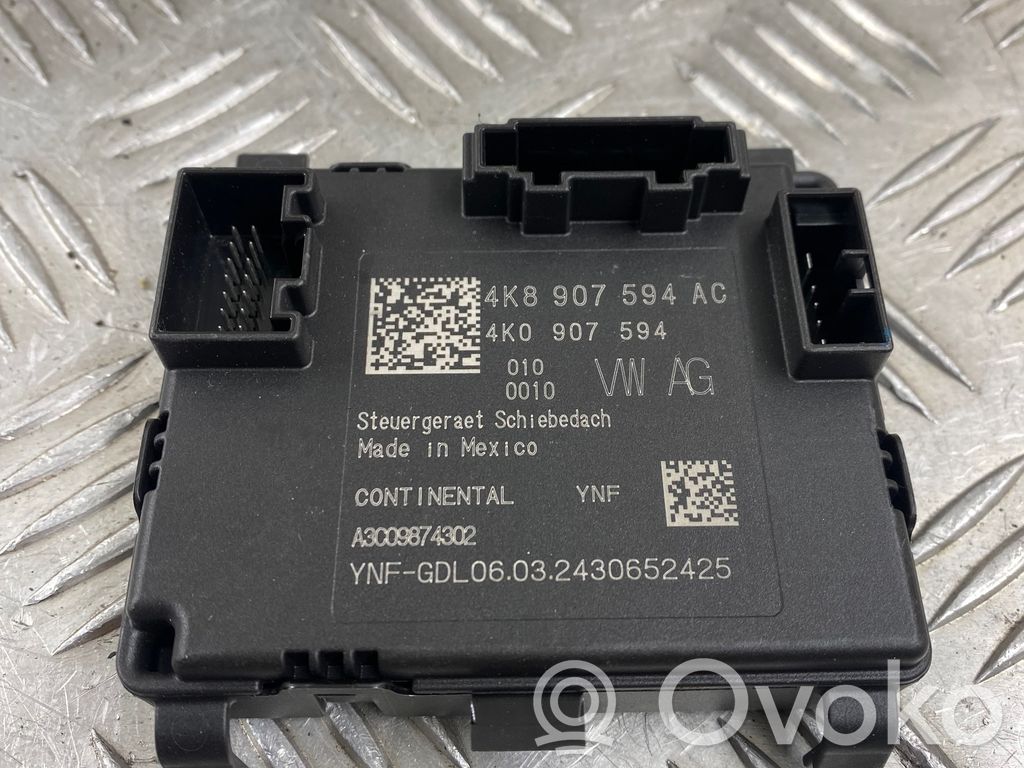 Audi A5 Sportback 8TA Sunroof control unit/module 