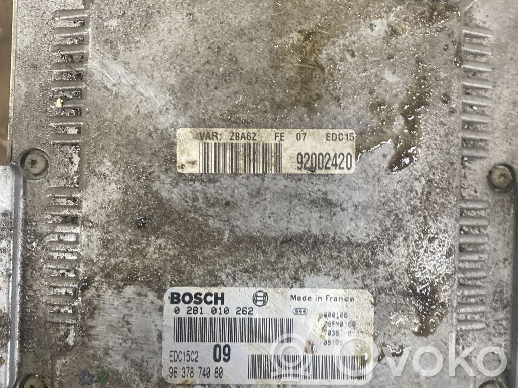 Peugeot 607 Engine control unit/module 