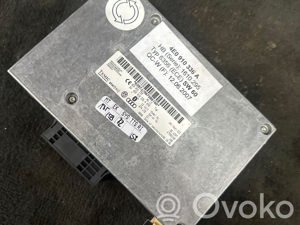 Audi A6 S6 C6 4F Unidad de control/módulo de bluetooth 