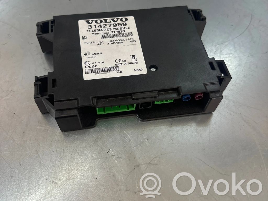 Unité de commande, module téléphone   31427959,31427964,300053273045