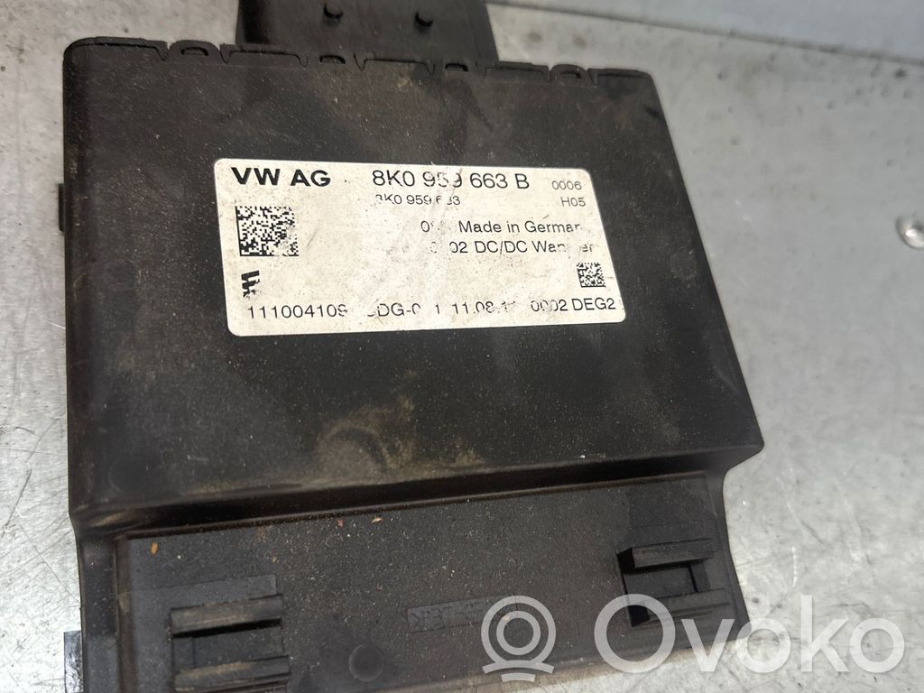 Audi A6 S6 C7 4G Module convertisseur de tension 