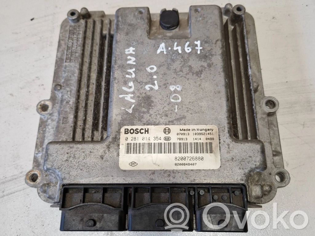 Renault Laguna III Engine control unit/module 