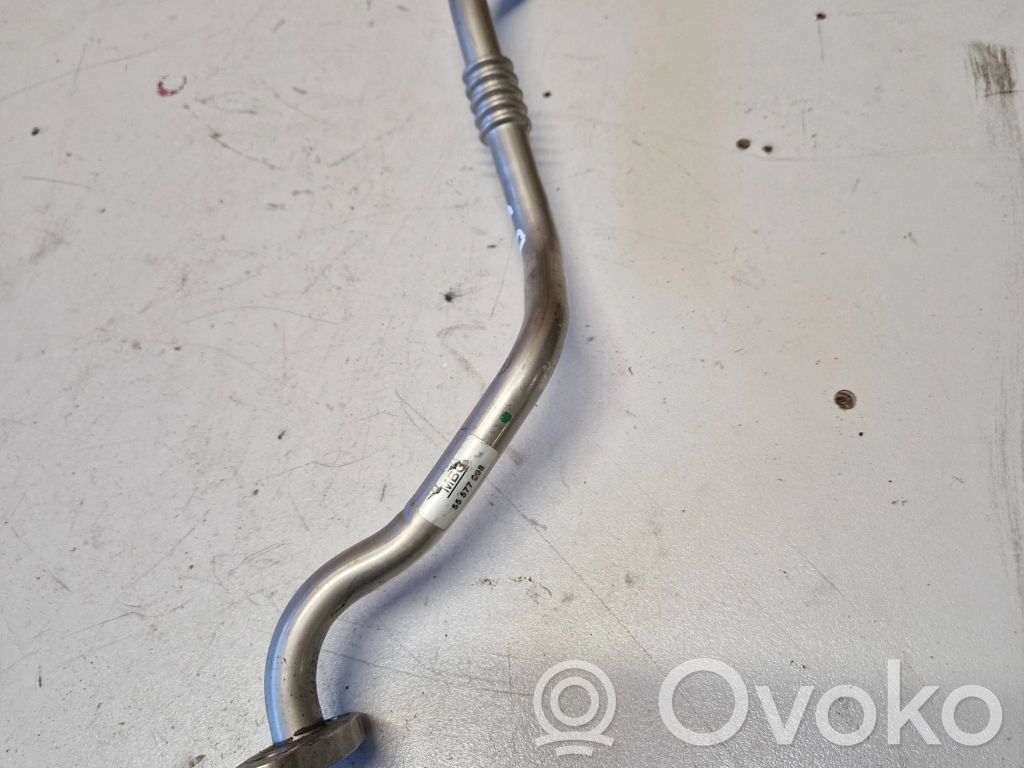 Opel Corsa E Turbo turbocharger oiling pipe/hose 