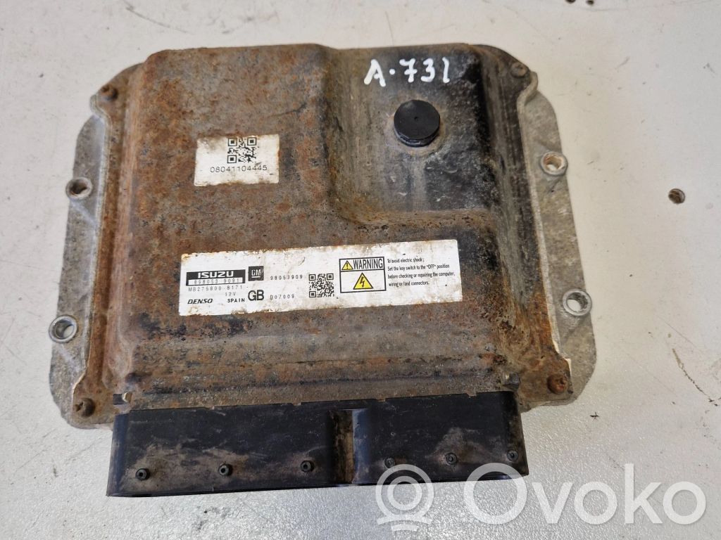 Opel Zafira B Engine control unit/module 