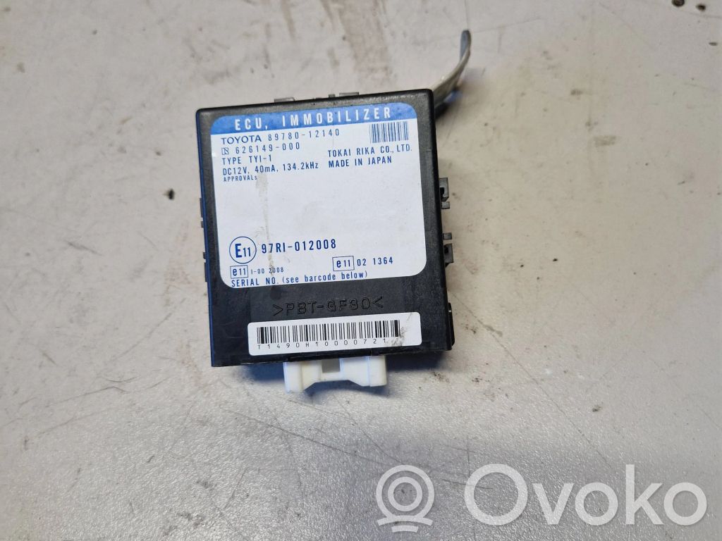 Toyota Corolla E120 E130 Immobilizer control unit/module 