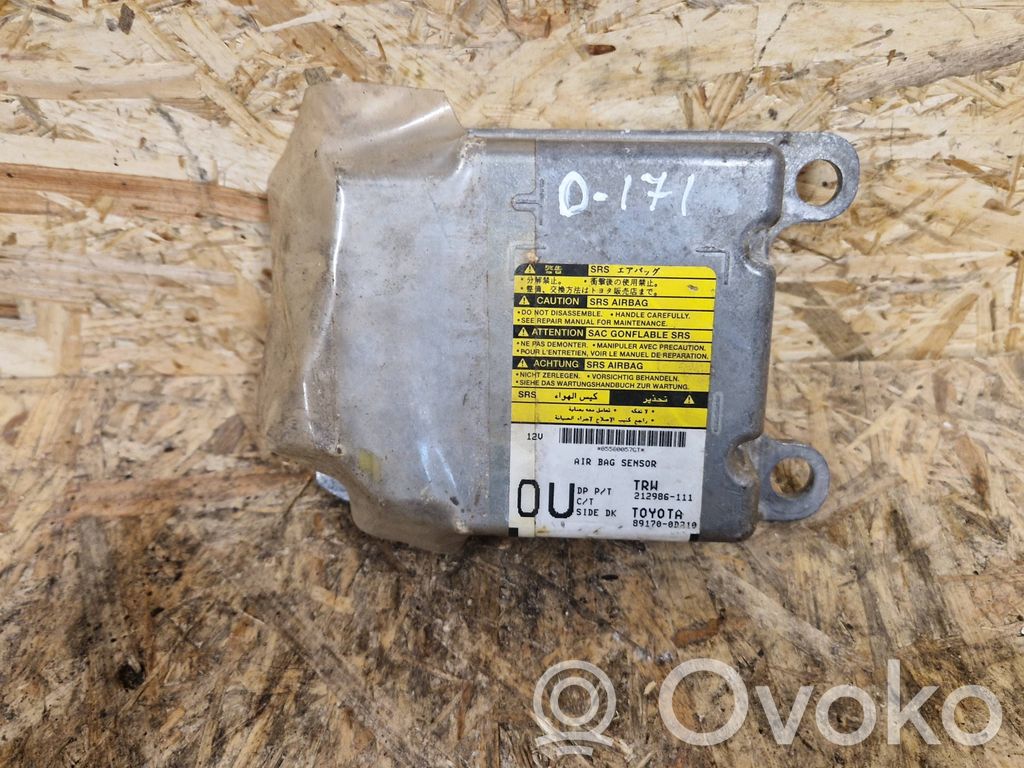 Toyota Yaris Airbag control unit/module 