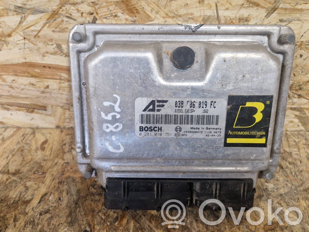 Volkswagen Sharan Engine control unit/module 