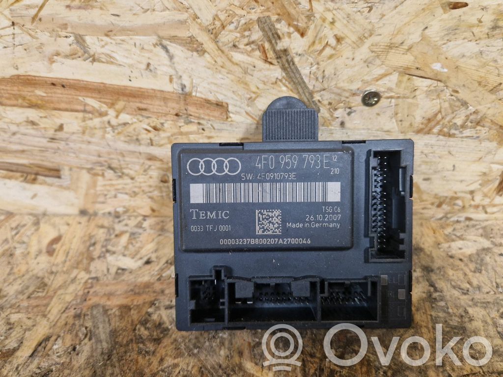 Unité de commande module de porte   4F0959793E,4F0910793E,0033TFJ0001