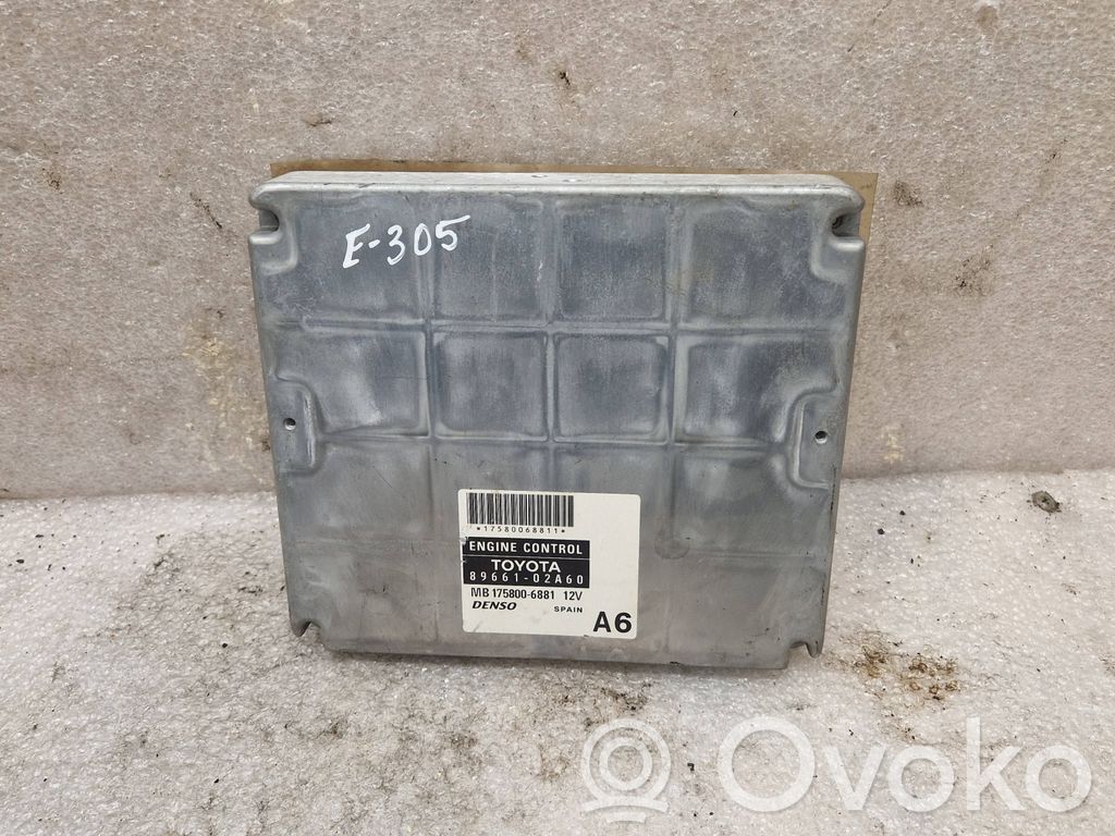 Toyota Corolla E120 E130 Engine control unit/module 