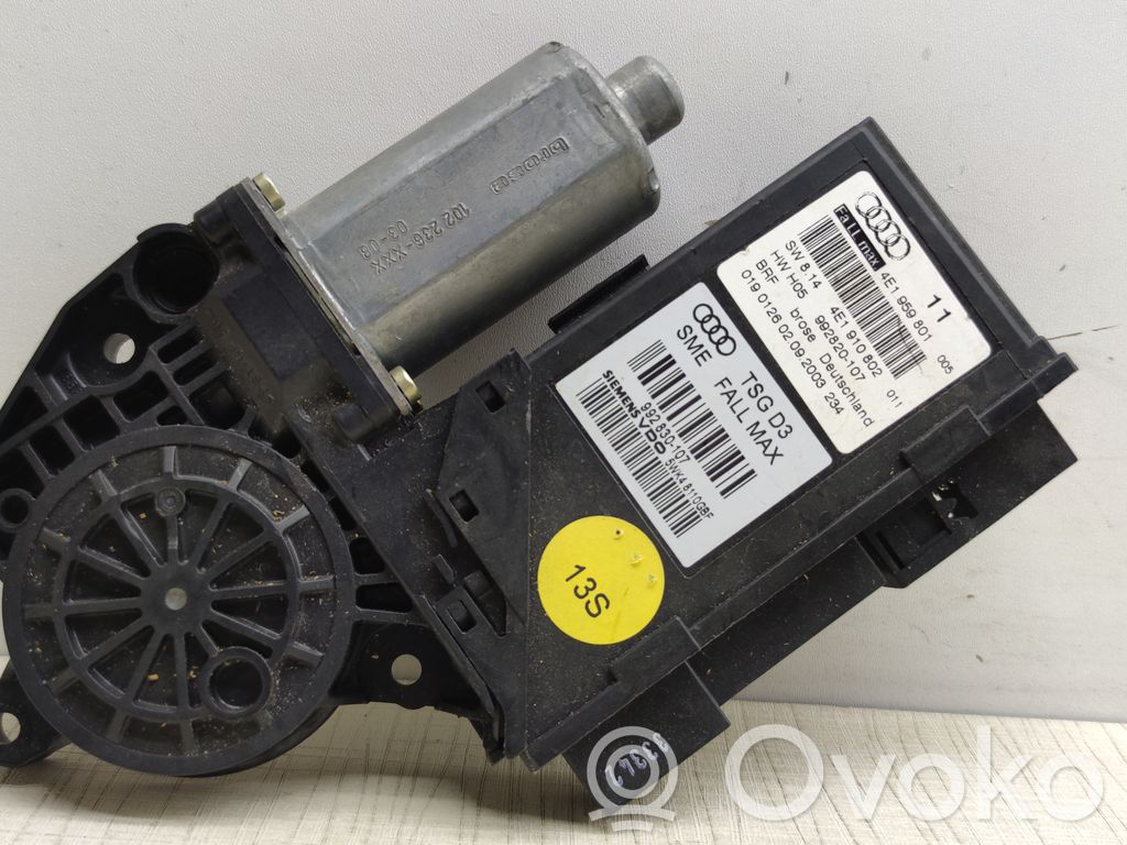 Audi A8 S8 D3 4E Front door window regulator motor 
