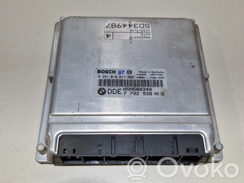 Engine control unit/module   DDE7792938