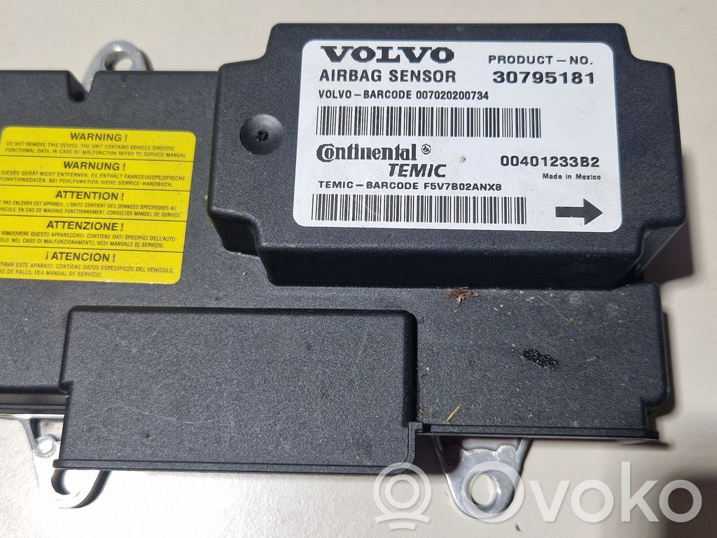 Volvo C70 Airbag control unit/module 