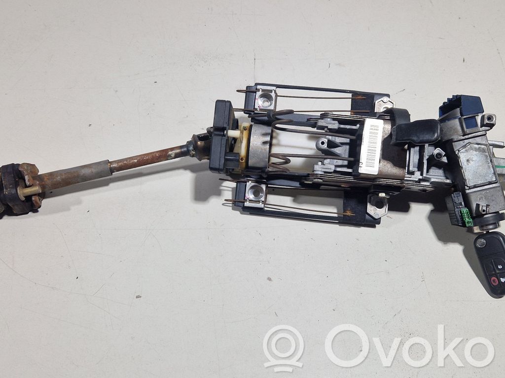 Steering wheel axle