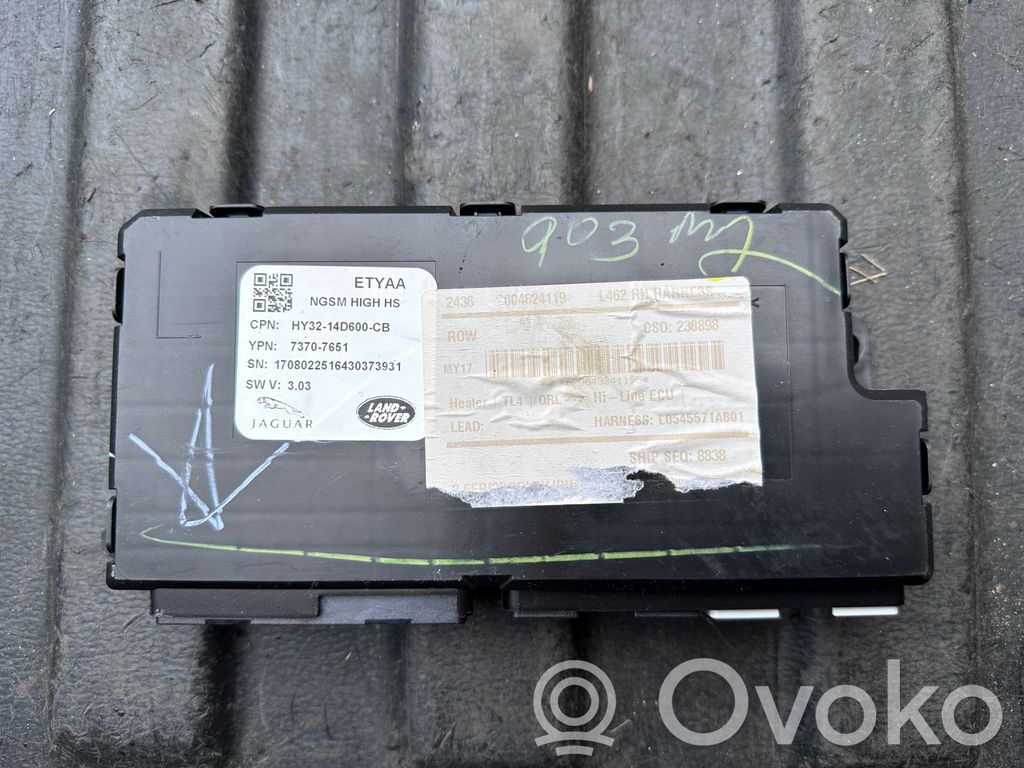 Land Rover Discovery 5 Module de commande de siège 