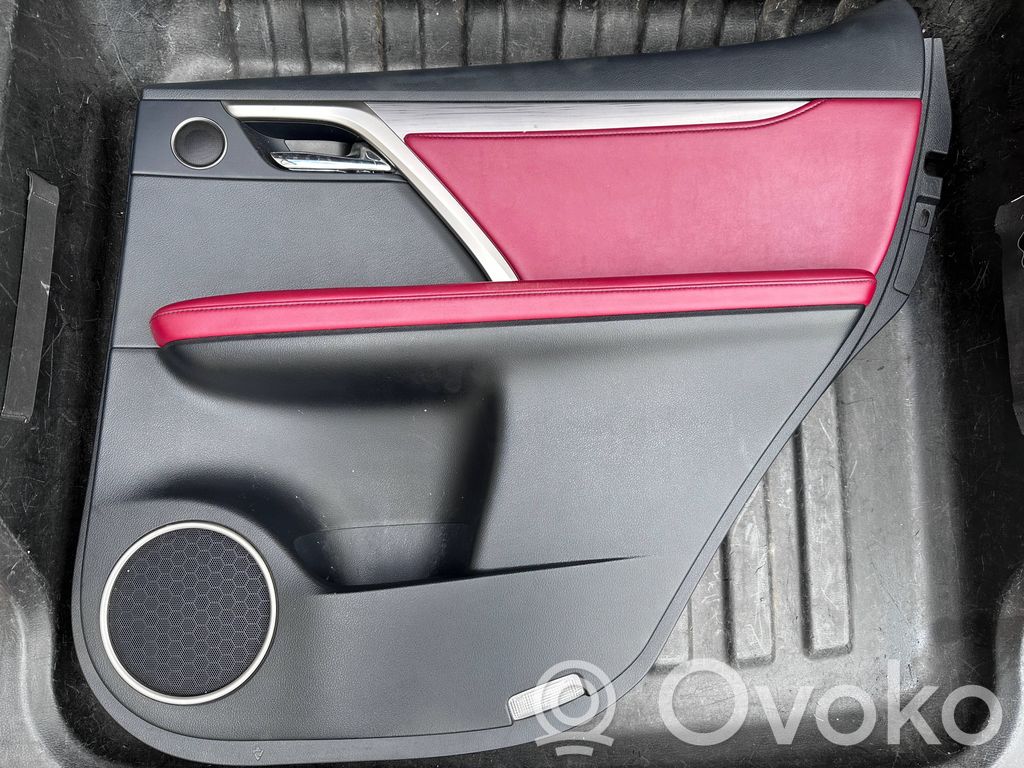 Lexus RX 450H Moldura del tarjetero de la puerta trasera 
