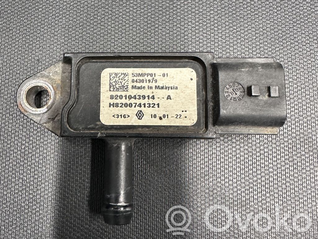 Abgasdrucksensor Differenzdrucksensor   8201043914,8201043914A,H8200741321,04301979,53MPP0101