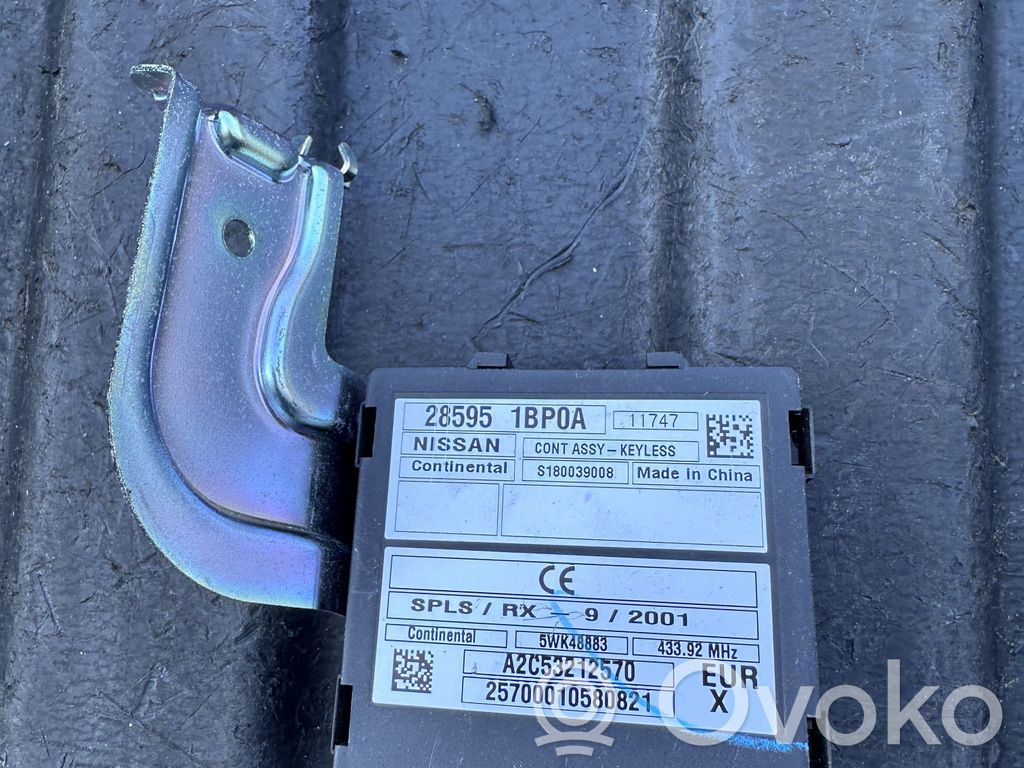 Infiniti FX Module de contrôle sans clé Go 
