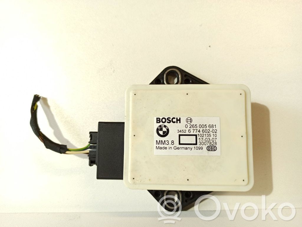 BMW 5 E60 E61 ESP acceleration yaw rate sensor 