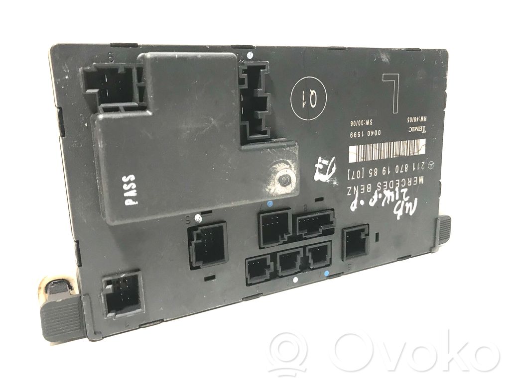 Unité de commande module de porte   2118701985