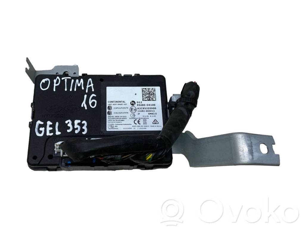 KIA Optima Module de contrôle sans clé Go 