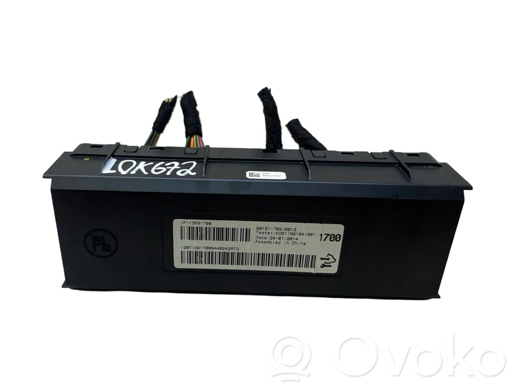 Opel Mokka Air conditioning/heating control unit 
