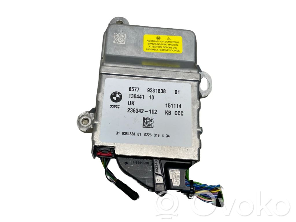 BMW i3 Airbag control unit/module 