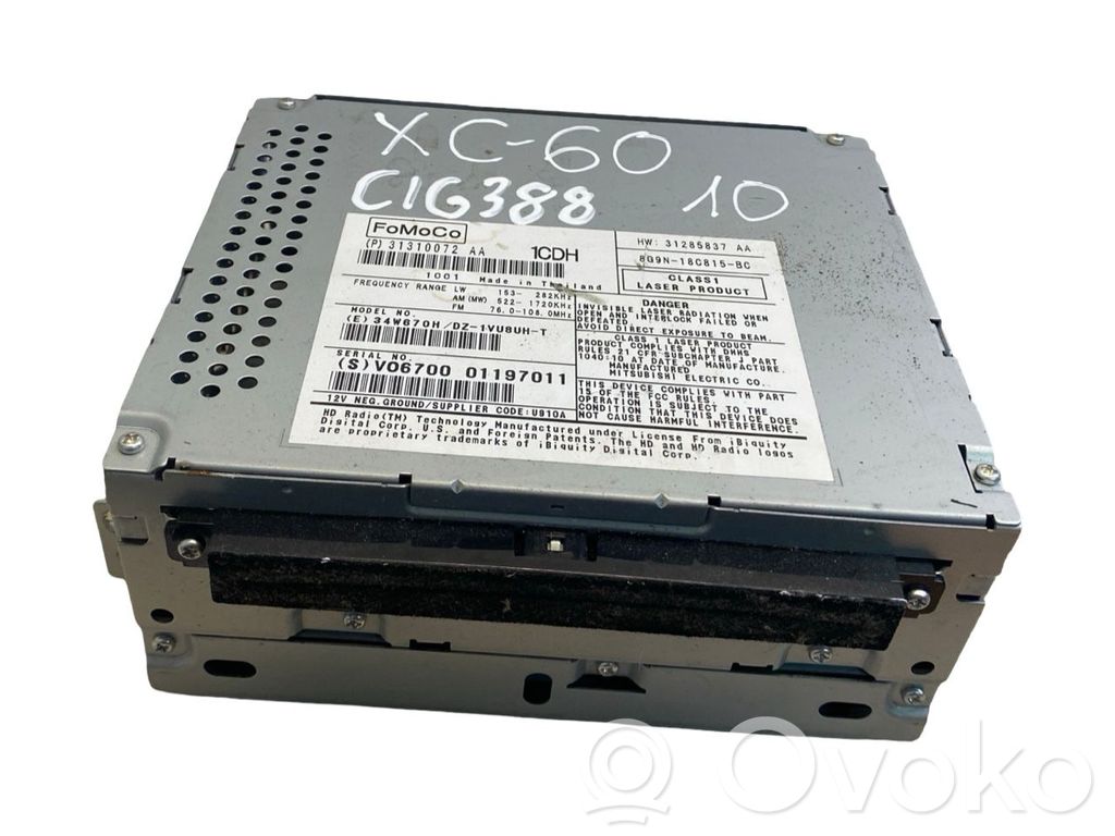 Panel / Radioodtwarzacz CD/DVD/GPS   8G9N18C815BC,31310072AA,31285837AA