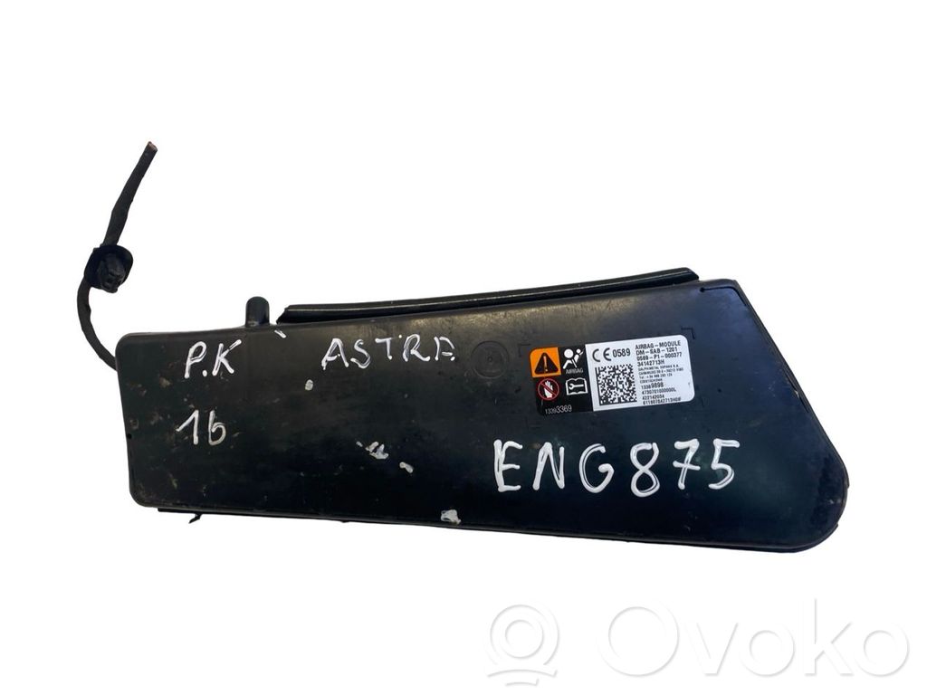 Opel Astra K Poduszka powietrzna Airbag fotela 