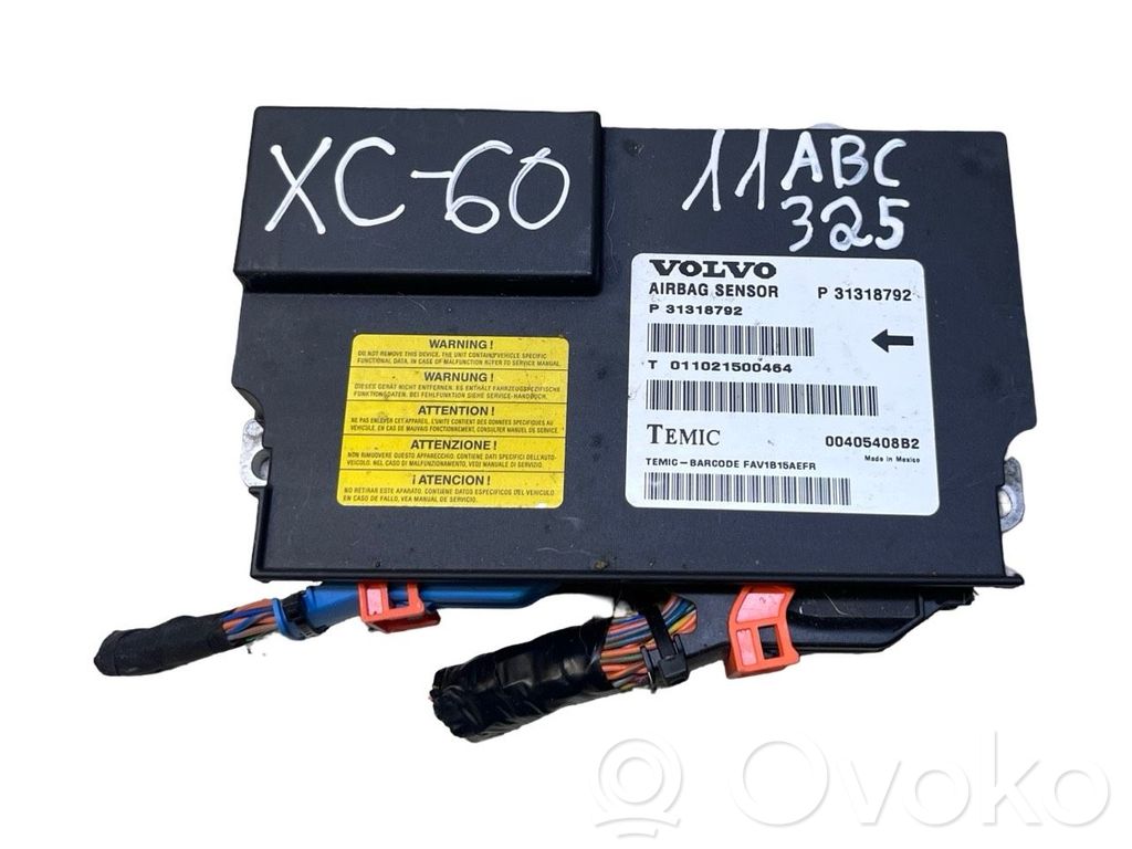 Volvo XC60 Airbag control unit/module 