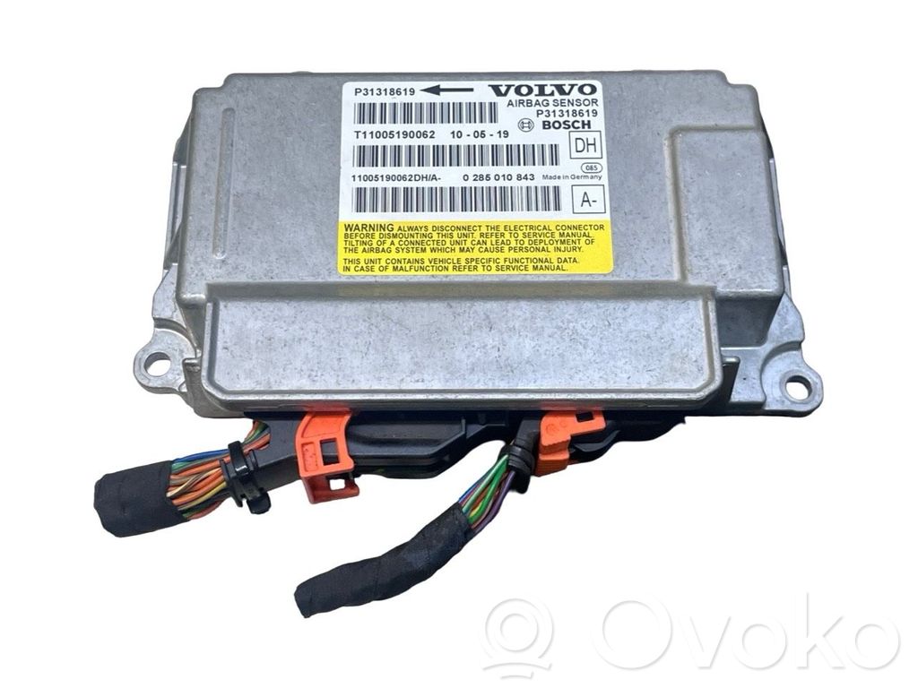 Volvo S60 Airbag control unit/module 