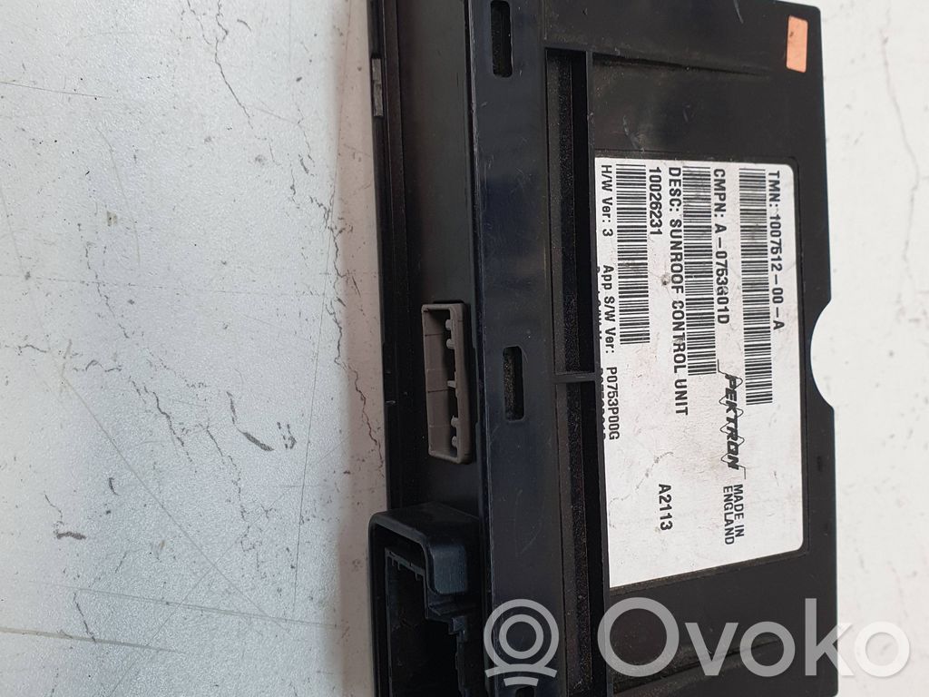 Tesla Model S Sunroof control unit/module 
