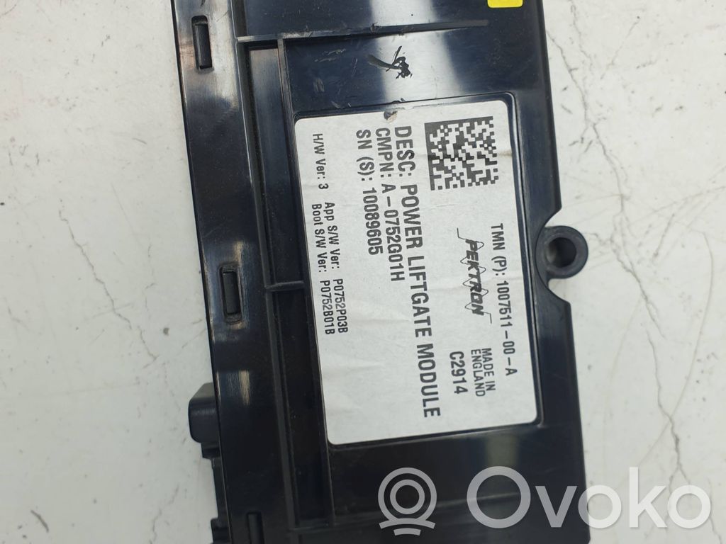 Tailgate/trunk control unit/module   100751100A,100751100,1007511,100751100A